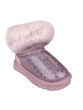 Girl - 6, 7, 8, & 9.5 - NIB Doe a Dear Fur Trim Glitter Boots